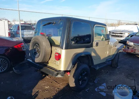 2001 Jeep Wrangler Sport z USA, uszkodzony, nr VIN 1J4FA49S31P300427
